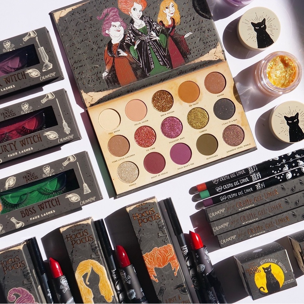 Colourpop Hocus pocus bundle *ONLY* eyeshadow palette, eyeliner, and lash set